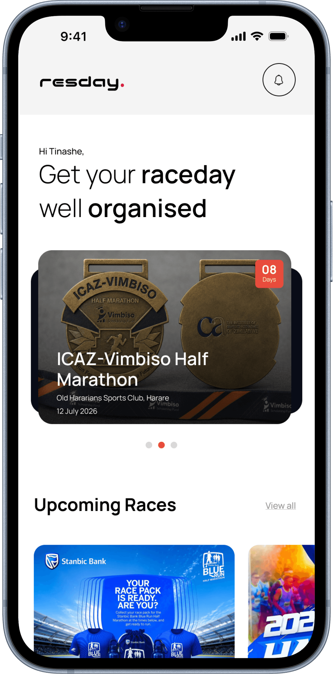 Resday App Mockup